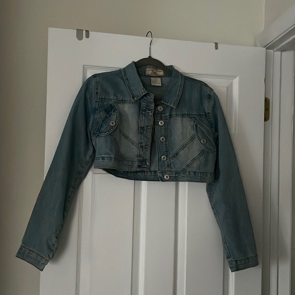 Defuse Crop Jean Jacket - Medium